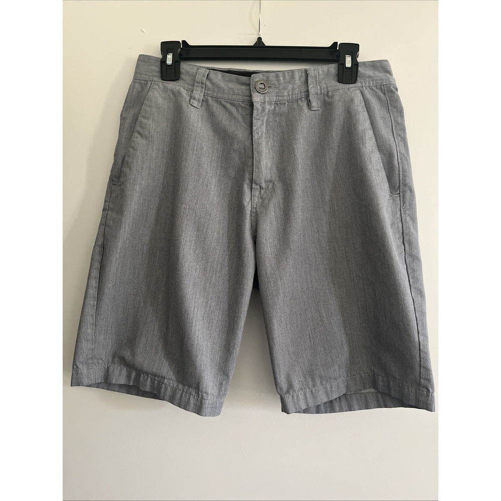 Volcom Men's Shorts 30 Gray Lightweight Relaxed Casual Modern Skate Surf